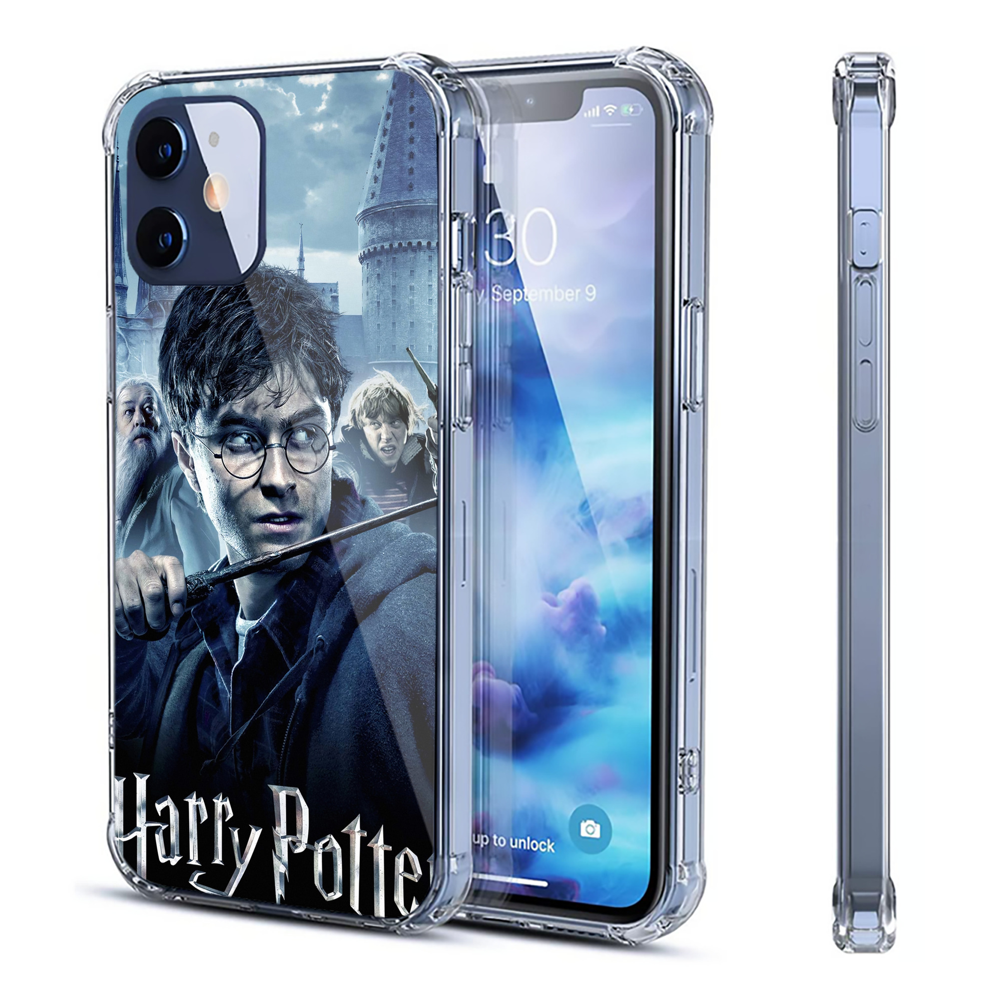 （画像用） Harry Potter ハリー・ポッターシリーズ 【iPhone 12シリーズ対応】透明スマホケース（クリアソフトケース）